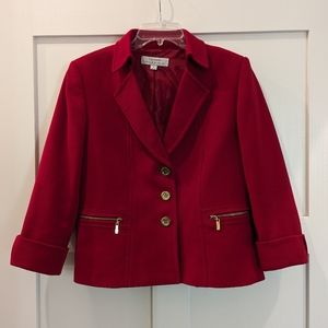Tahari red blazer